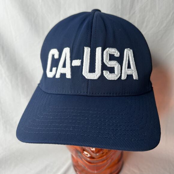 G/fore One Ten 1 10 CA-USA Snapback Hat Navy Golf - Picture 1 of 6